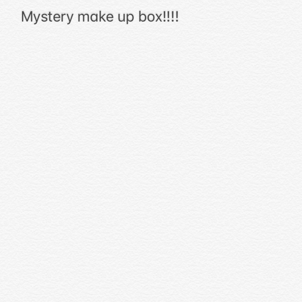 Mystery make up box!!